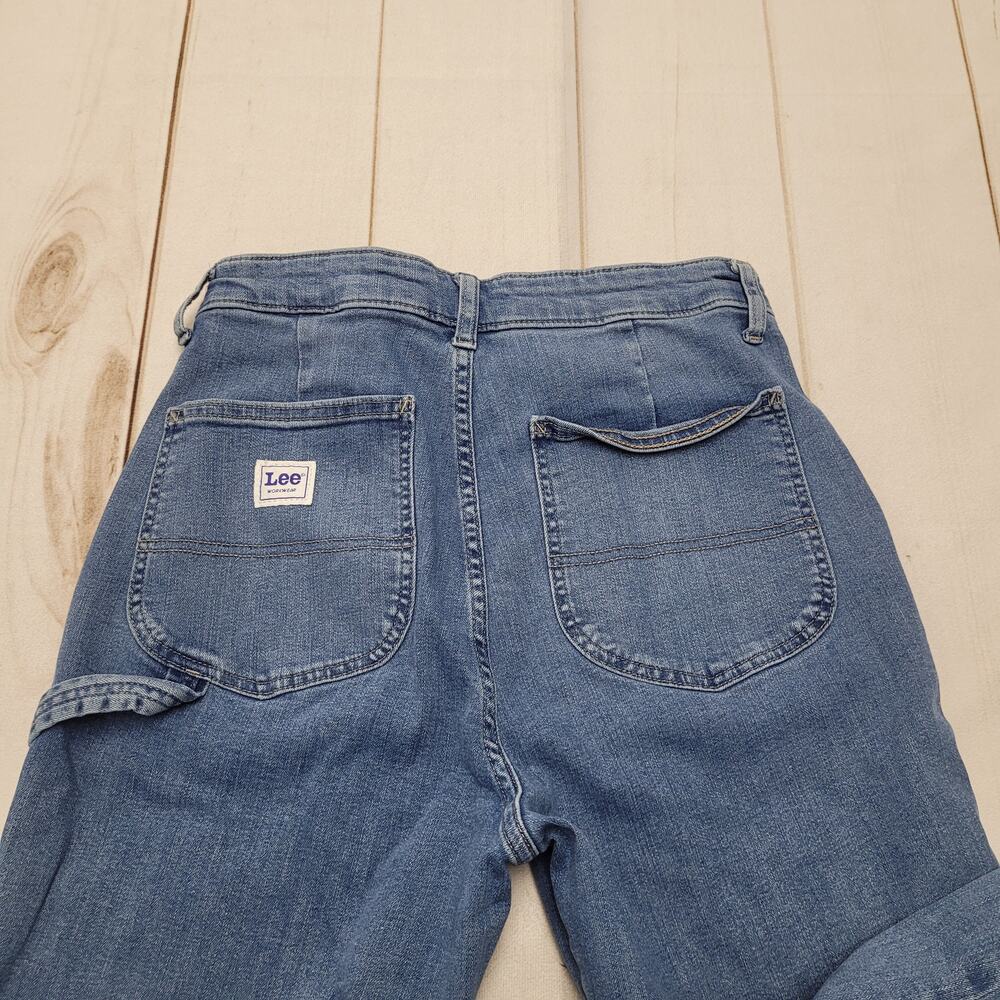Lee stretch carpenter utility jeans straight leg 12 short gorpcore gardener